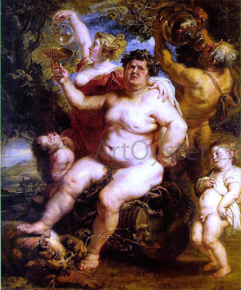  Peter Paul Rubens Bacchus - Hand Painted Oil Painting