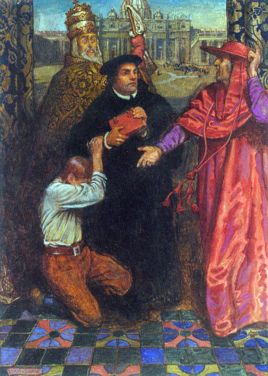  John Liston Shaw Ballad of Luther - Hand Painted Oil Painting