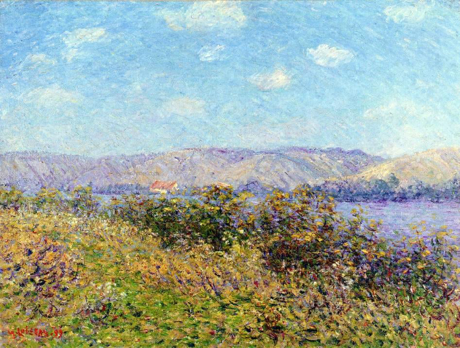  Gustave Loiseau Banks of the Seine in Summer, Tournedos-sur-Seine - Hand Painted Oil Painting