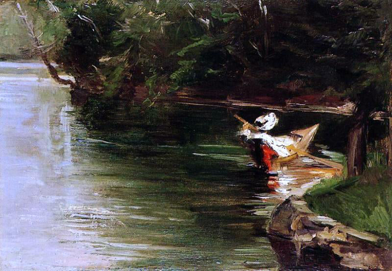  Gustave Caillebotte Banks of the Yerres - Hand Painted Oil Painting