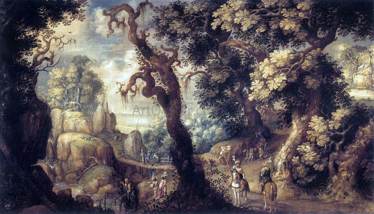 Gillis Claesz D'Hondecoeter Baptism of the Moorish Chamberlain - Hand Painted Oil Painting