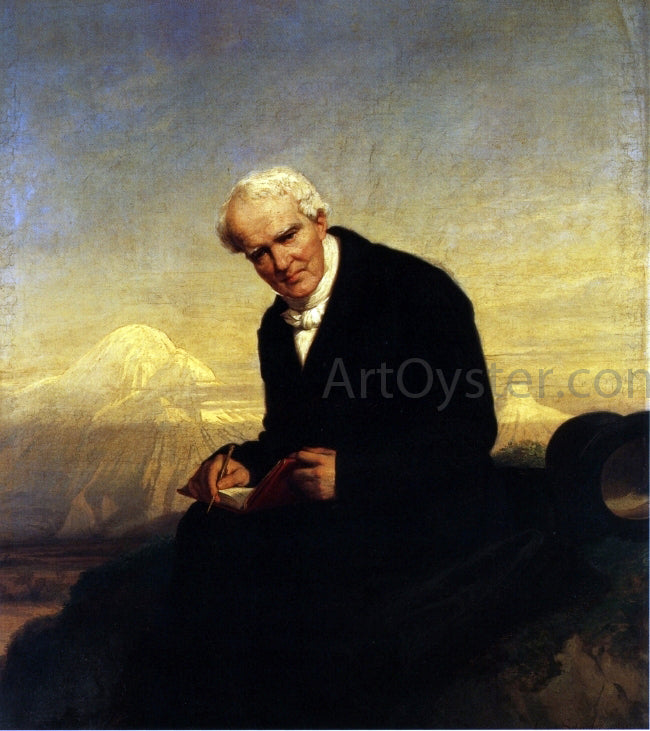  Julius Schrader Baron Alexander von Humbolt - Hand Painted Oil Painting