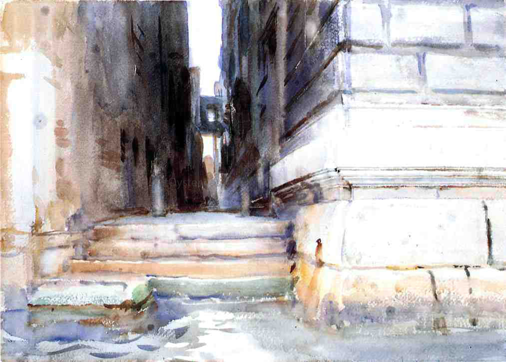  John Singer Sargent Base of a Palace - Hand Painted Oil Painting