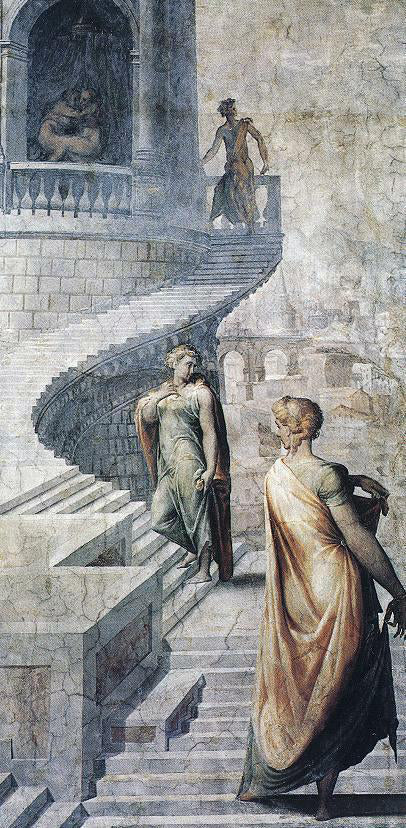  Cecchino Del Salviati Bathsheba Goes to King David - Hand Painted Oil Painting