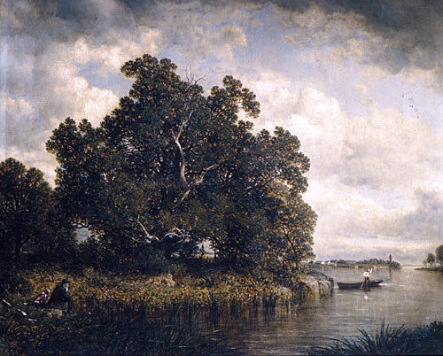  David Johnson Bayside, New Rochelle, New York - Hand Painted Oil Painting