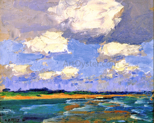 Edward Potthast Beach - Hand Painted Oil Painting