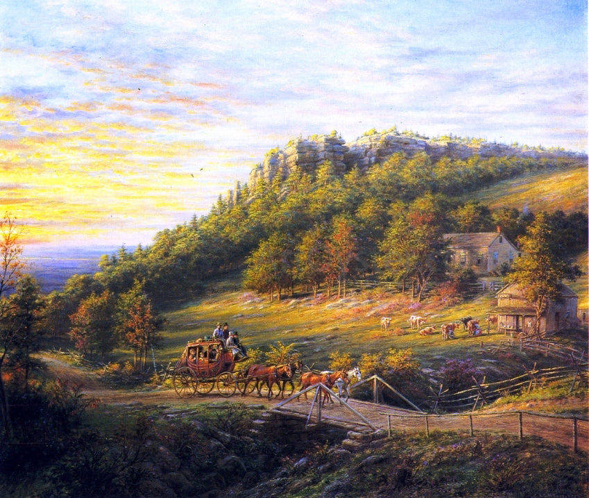  Edward Lamson Henry Bear Hill - Hand Painted Oil Painting