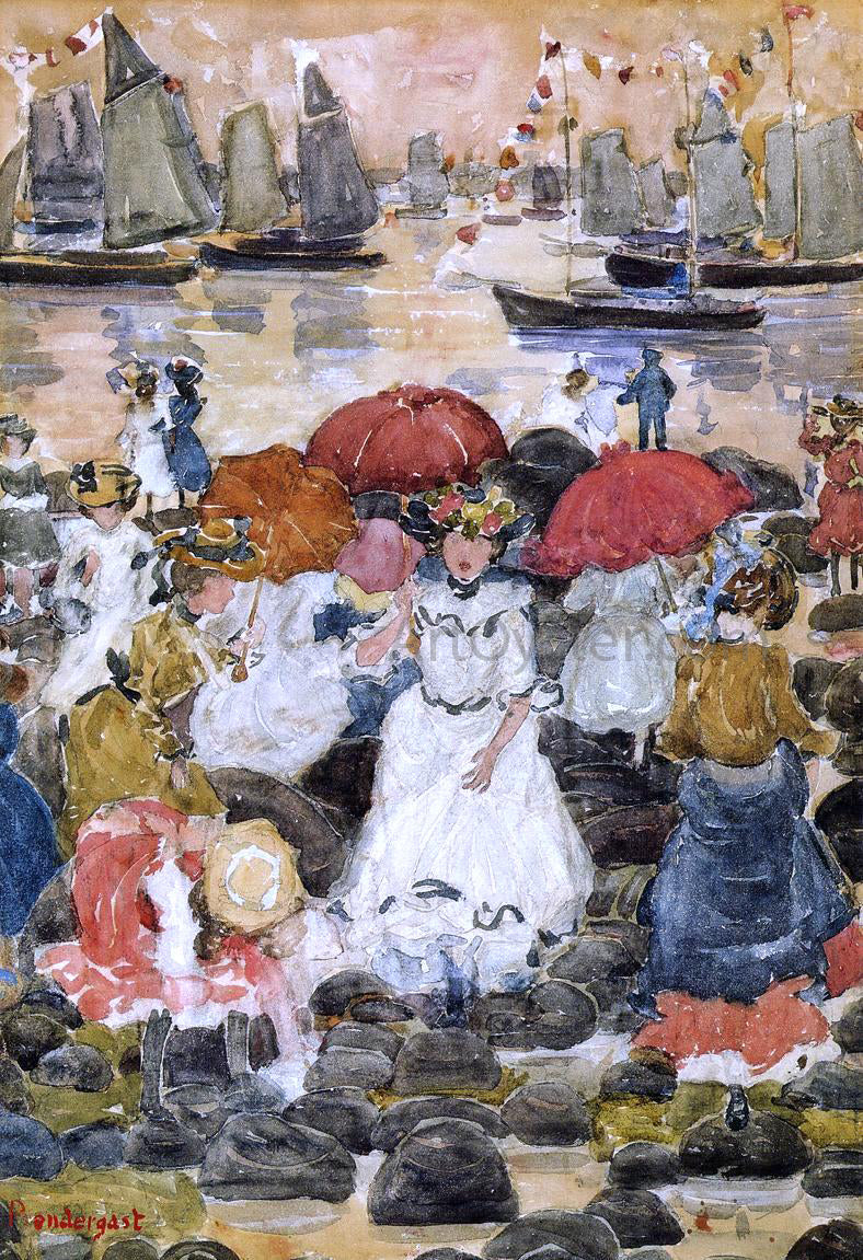  Maurice Prendergast Beechmont - Hand Painted Oil Painting