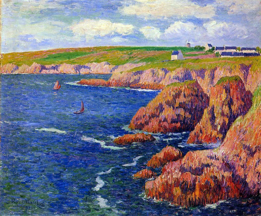  Henri Moret Beg-er-Vran - Finistere - Hand Painted Oil Painting