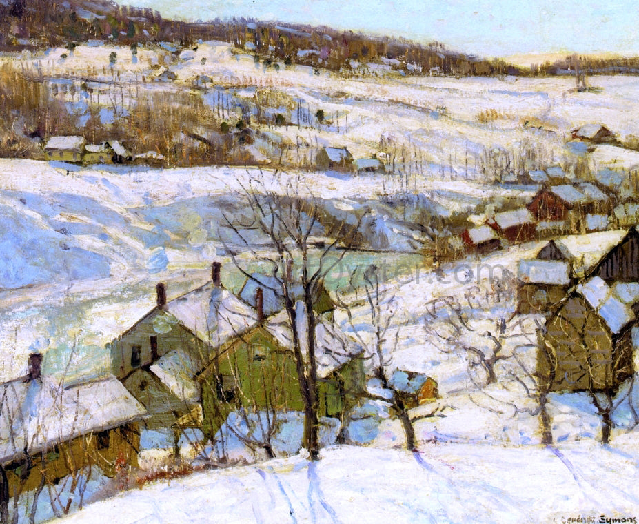  George Gardner Symons Berkshire Hills, Winter - Hand Painted Oil Painting