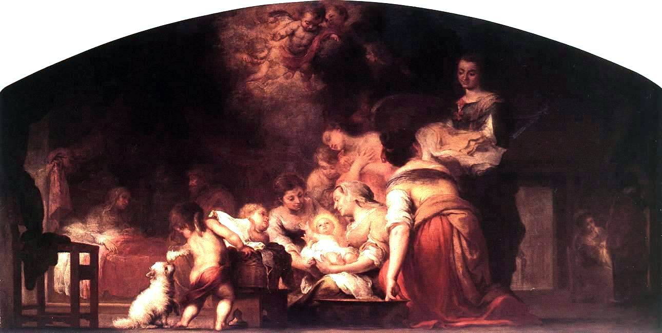  Bartolome Esteban Murillo Birth of the Virgin - Hand Painted Oil Painting