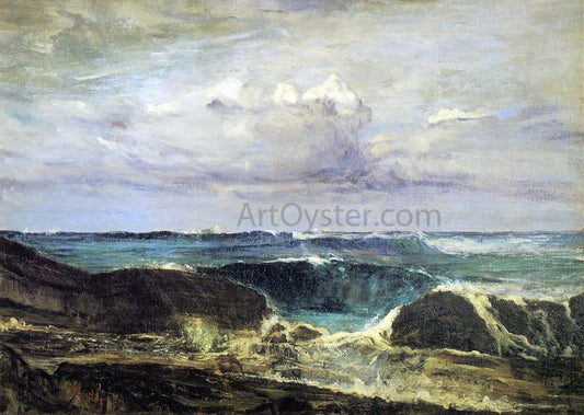  James McNeill Whistler Blue and Silver: The Blue Wave, Biarritz - Hand Painted Oil Painting