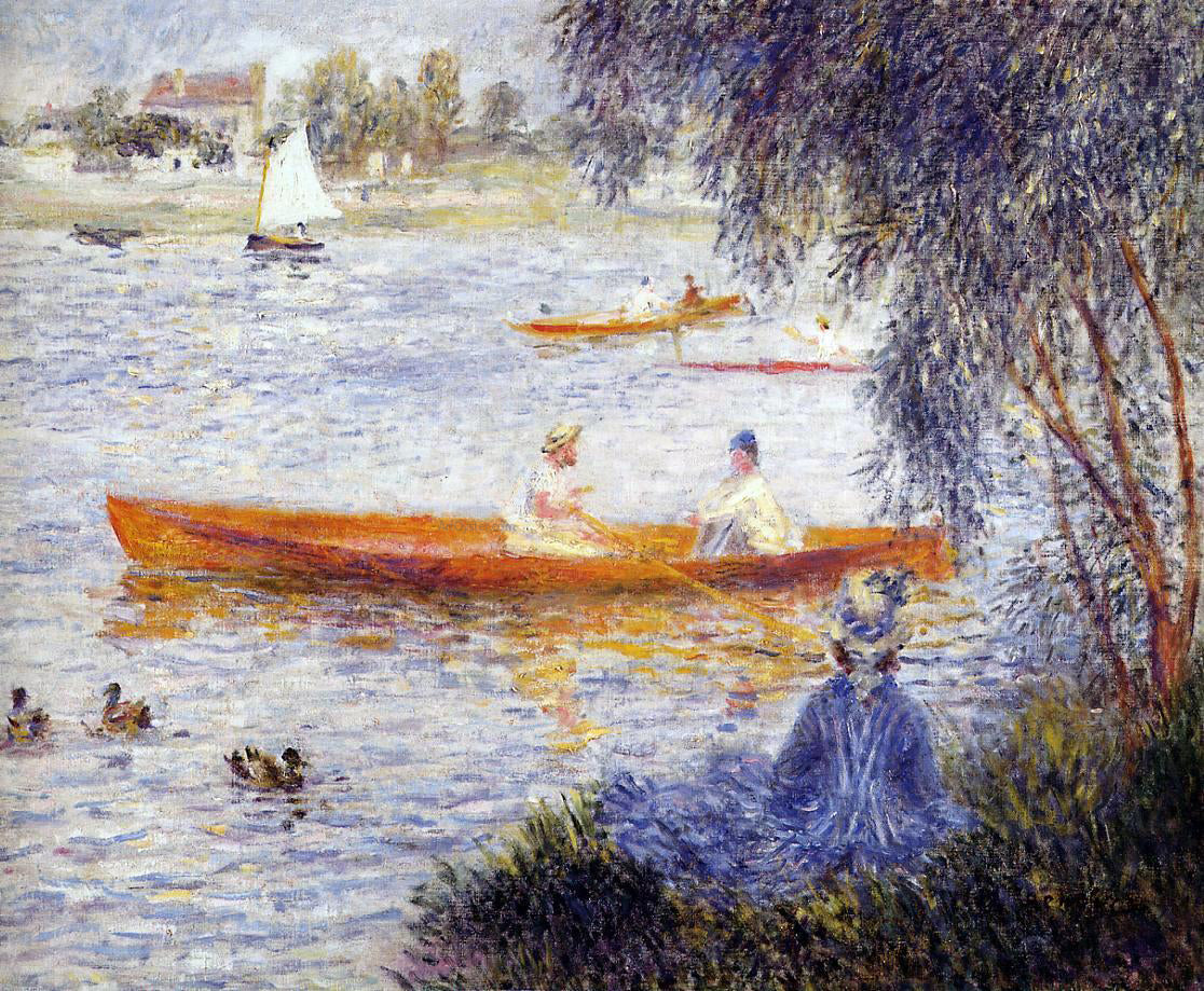  Pierre Auguste Renoir Boating at Argenteuil - Hand Painted Oil Painting