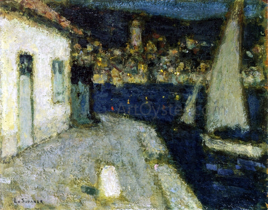  Henri Le Sidaner Boats, Saint-Jean-Cap-Ferrat - Hand Painted Oil Painting