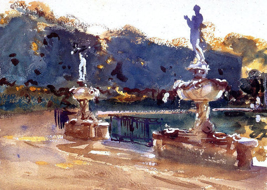  John Singer Sargent Boboli Gardens - Hand Painted Oil Painting