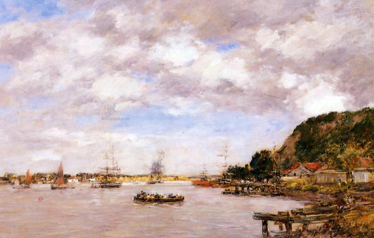  Eugene-Louis Boudin Bordeaux, la Cargonne a Larmont - Hand Painted Oil Painting