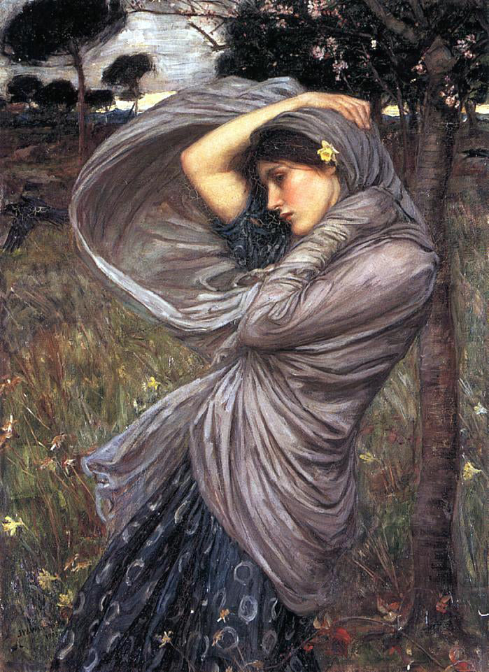  John William Waterhouse Boreas - Hand Painted Oil Painting