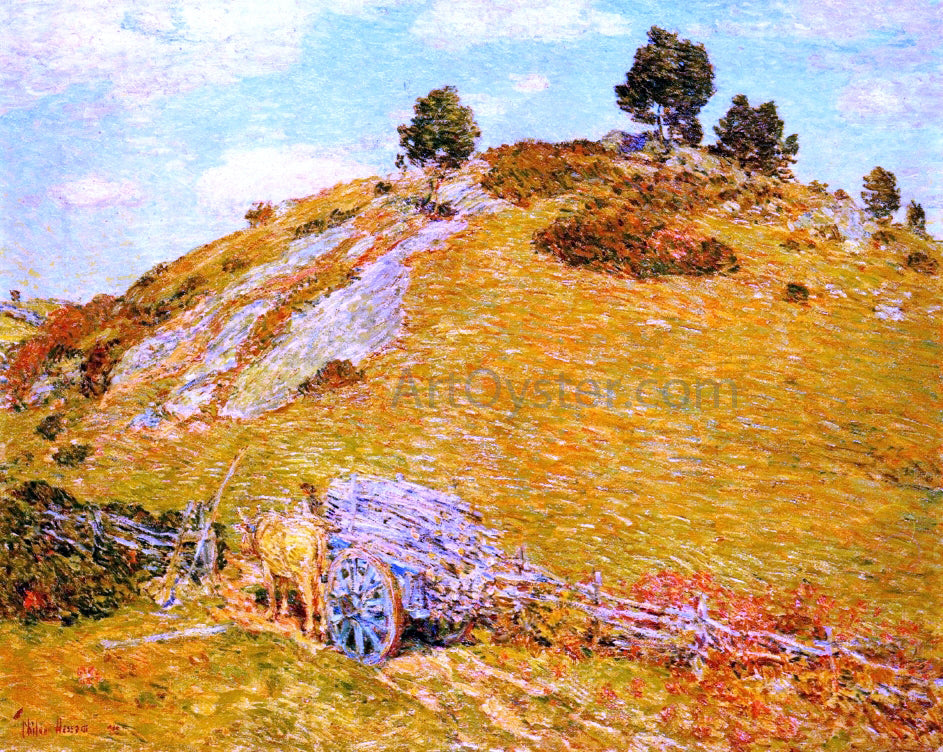  Frederick Childe Hassam Bornero Hill, Old Lyme, Connecticut - Hand Painted Oil Painting