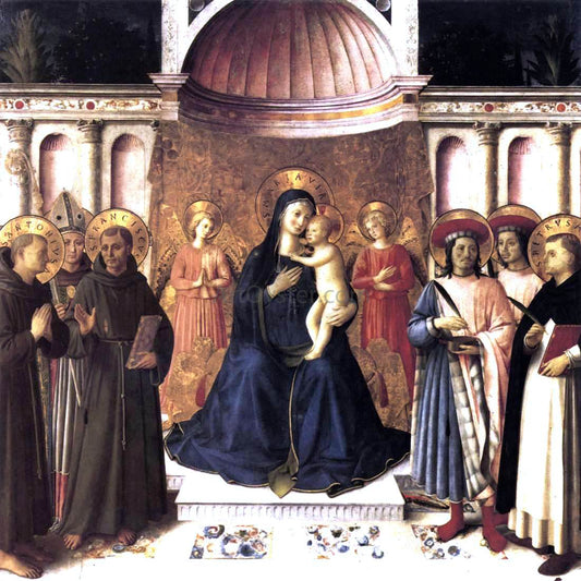  Fra Angelico Bosco ai Frati Altarpiece - Hand Painted Oil Painting