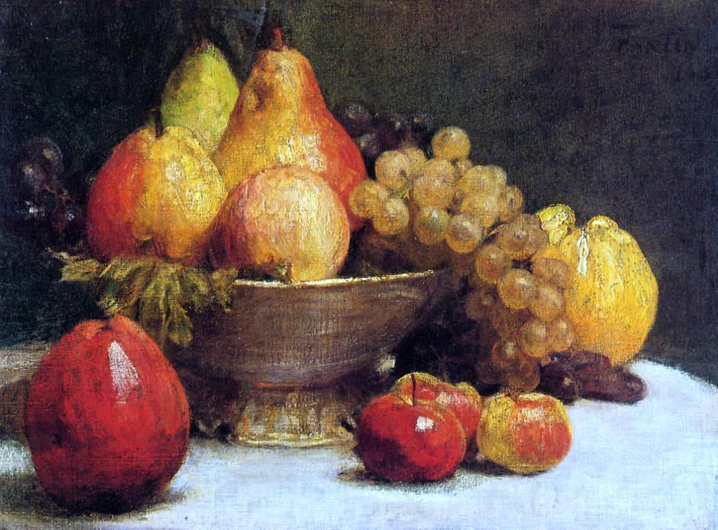  Henri Fantin-Latour Bowl of Fruit - Hand Painted Oil Painting