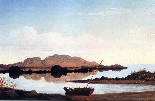  Fitz Hugh Lane Brace's Rock, Brace's Cove - Hand Painted Oil Painting