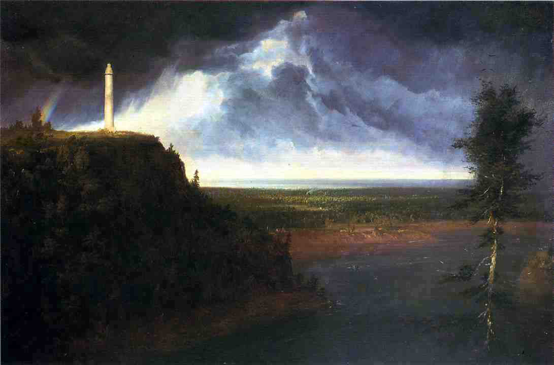  Thomas Cole Brock's Monument - Hand Painted Oil Painting