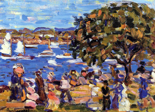  Maurice Prendergast Buck's Harbor - Hand Painted Oil Painting