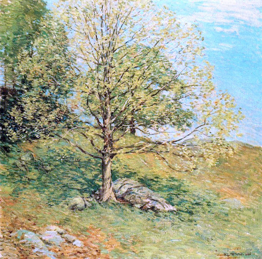  Willard Leroy Metcalf Budding Oak - Hand Painted Oil Painting