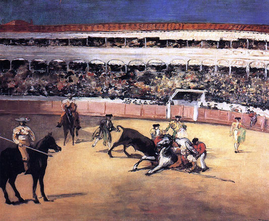  Edouard Manet Bullfight - Hand Painted Oil Painting