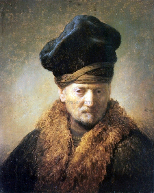  Rembrandt Van Rijn Bust of an Old Man - Hand Painted Oil Painting