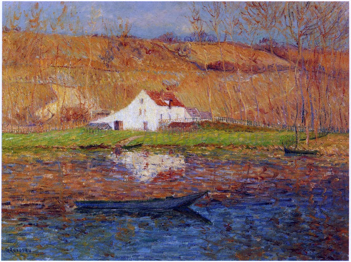  Gustave Loiseau By the Loing River - Hand Painted Oil Painting