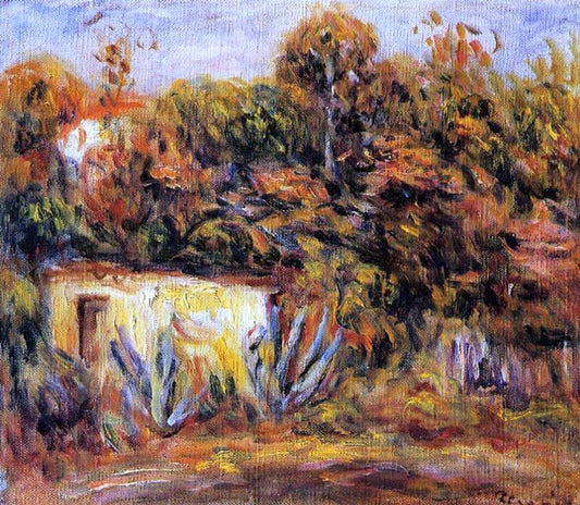  Pierre Auguste Renoir Cabin with Aloe Plants - Hand Painted Oil Painting