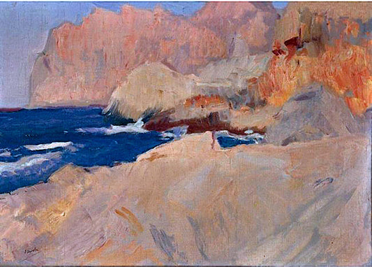  Joaquin Sorolla Y Bastida Calle de St Vicente, Mallorca - Hand Painted Oil Painting