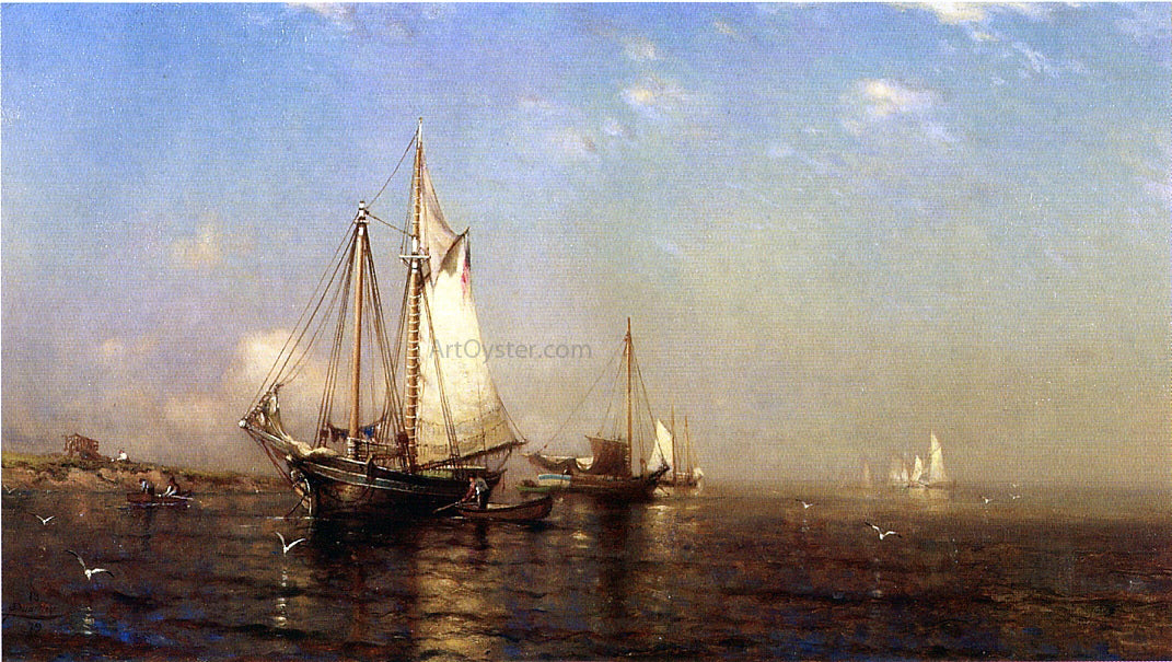  Arthur Quartley Calm Morning, Boer's Head - Hand Painted Oil Painting