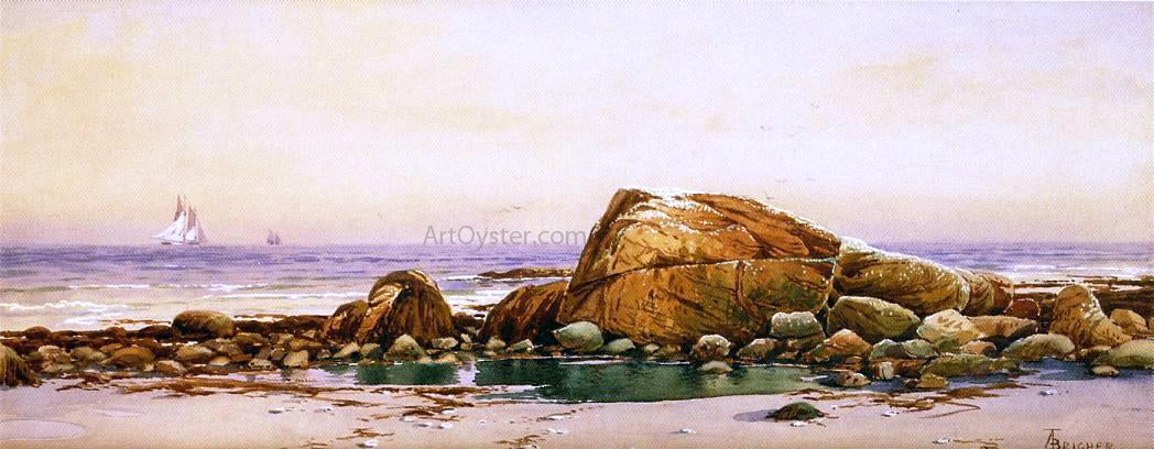  Alfred Thompson Bricher Calm Morning, Mawomet - Hand Painted Oil Painting