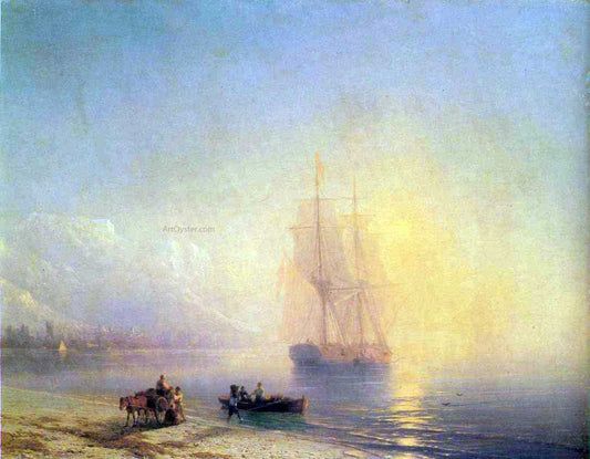  Ivan Constantinovich Aivazovsky Calm Sea - Hand Painted Oil Painting