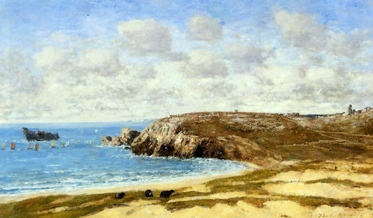  Eugene-Louis Boudin Camaret, Le Toulinguet - Hand Painted Oil Painting