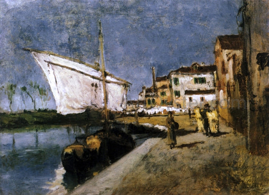  John Twachtman Campo Santa Marta - Hand Painted Oil Painting