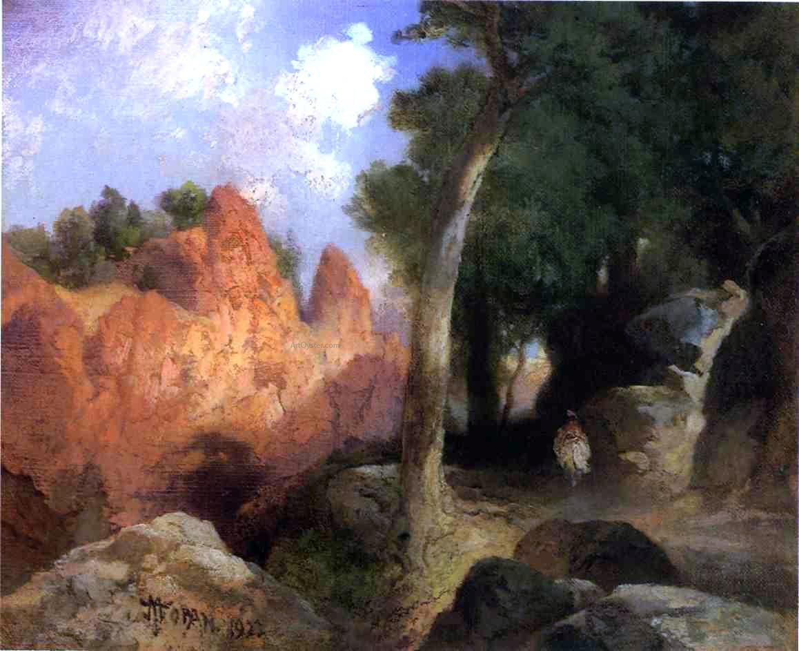  Thomas Moran Canyon of the Clouds - Hand Painted Oil Painting