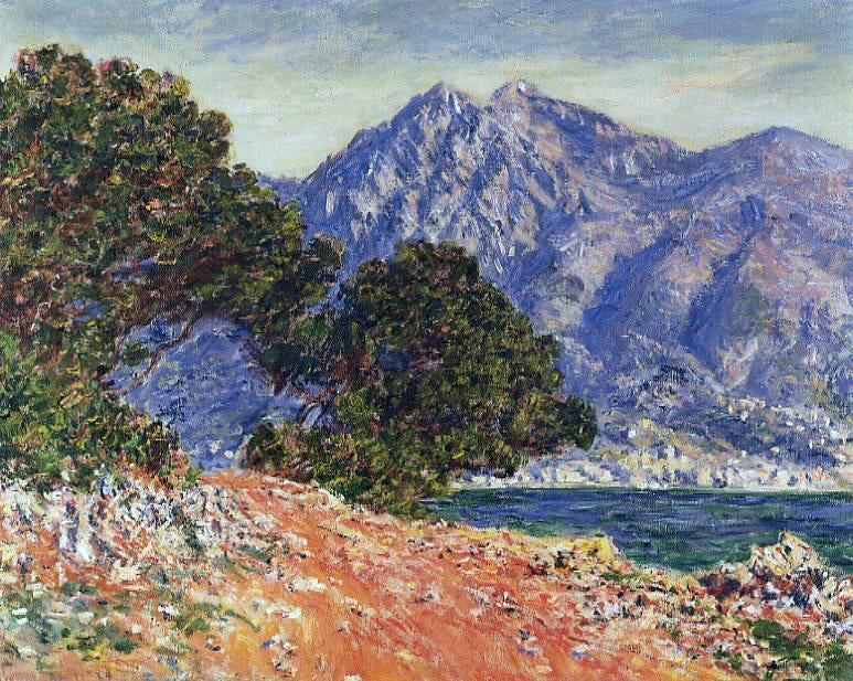  Claude Oscar Monet Cap Martin - Hand Painted Oil Painting