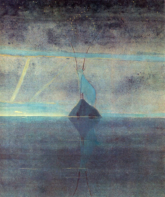  Mikalojus Ciurlionis Capricon - Hand Painted Oil Painting