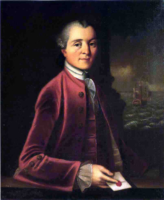  Henry Benbridge Captain Gordon - Hand Painted Oil Painting