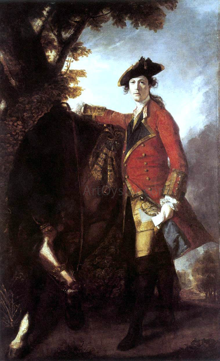  Sir Joshua Reynolds Captain Robert Orme - Hand Painted Oil Painting