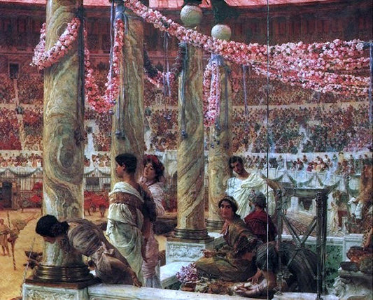  Sir Lawrence Alma-Tadema Caracella and Geta - Hand Painted Oil Painting