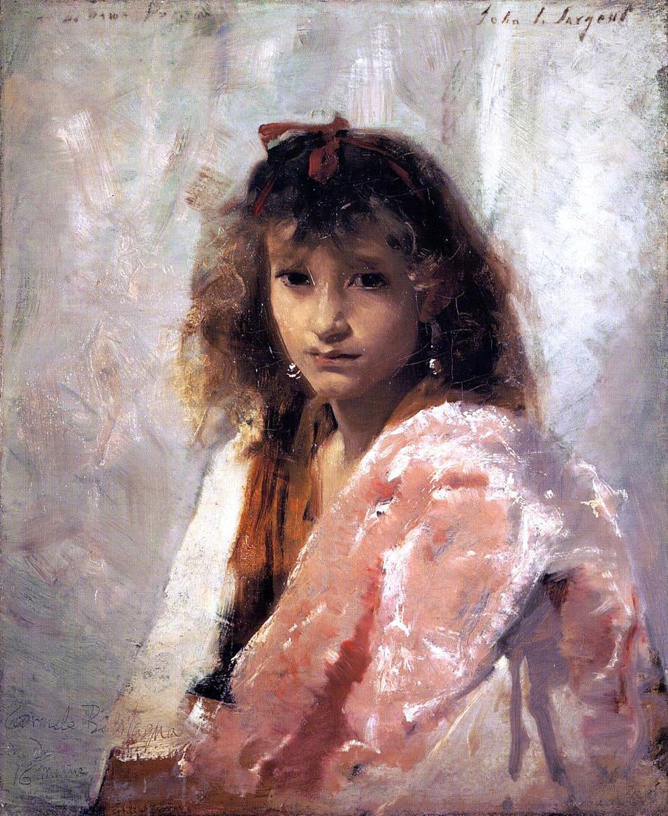  John Singer Sargent Carmela Bertagna - Hand Painted Oil Painting