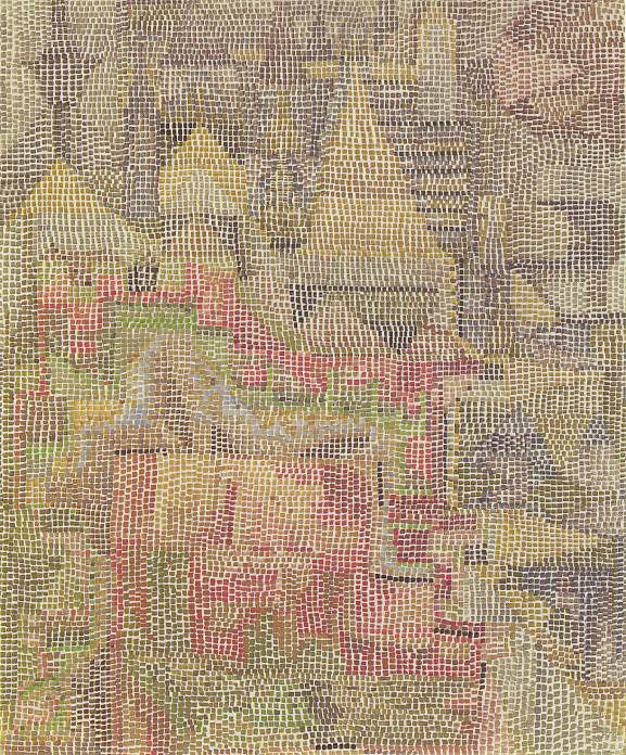  Paul Klee Castle Garden - Hand Painted Oil Painting