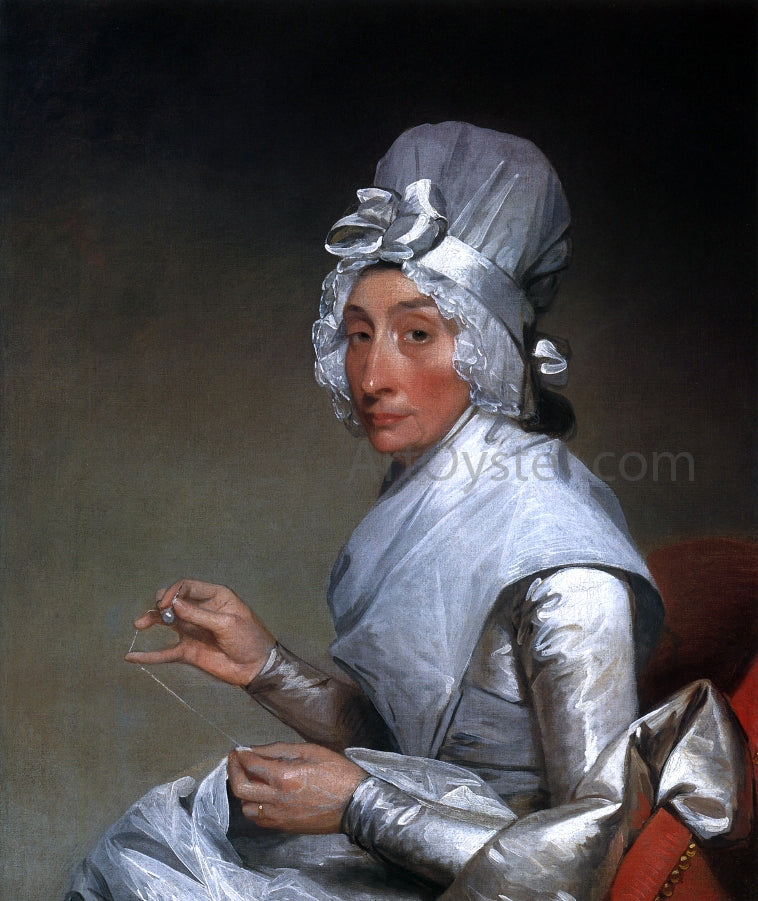  Gilbert Stuart Catherine Brass Yates - Hand Painted Oil Painting