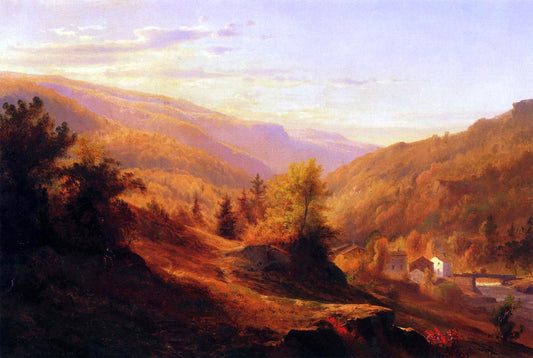  Johann Hermann Carmiencke Catskill Cove - Hand Painted Oil Painting