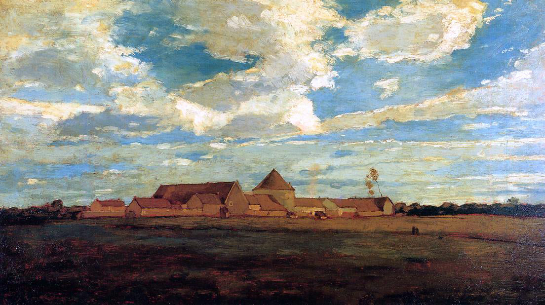  Winslow Homer Cernay la Ville - French Farm - Hand Painted Oil Painting