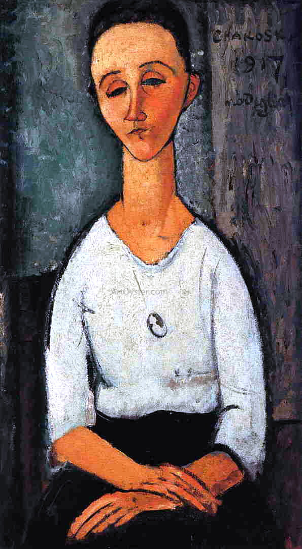  Amedeo Modigliani Chakoska - Hand Painted Oil Painting